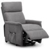 Julian Bowen Helena Fabric Rise & Recline Chair - Charcoal