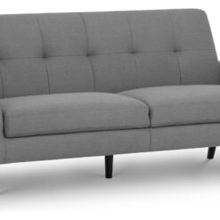 Julian Bowen Monza Fabric 3 Seater Sofa - Grey