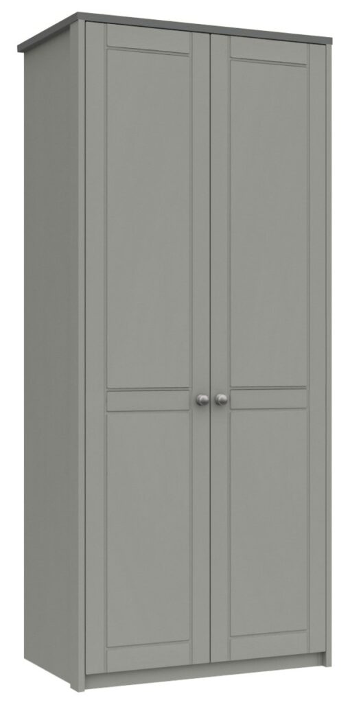 Kielder 2 Door Wardrobe - Grey