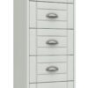 Kielder 5 Drawer Tallboy - White