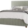 LLB Estella Velvet Small Double Ottoman Bedframe - Duck Egg