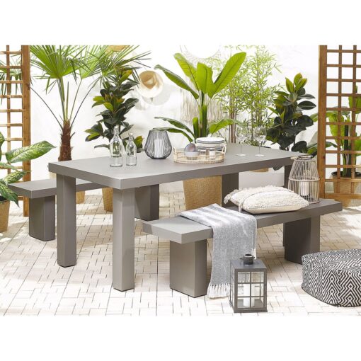 Lauge Dining Set with 2 Benches