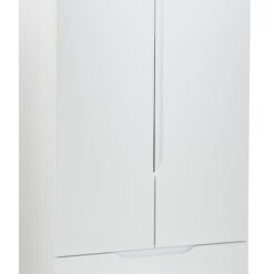 Legato 2 Door 2 Drawer Wardrobe - White Gloss