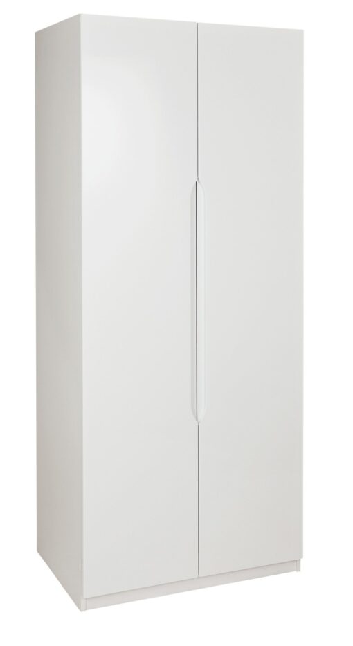 Legato 2 Door Wardrobe - White Gloss