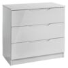 Legato 3 Drawer Chest - Grey Gloss