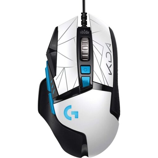 Logitech G502 HERO K/DA High Performance Wired Gaming Mouse, HERO 25K, LIGHTSYNC RGB, Adjustable Weights, 11 Programmable Buttons, On-Board Memory,