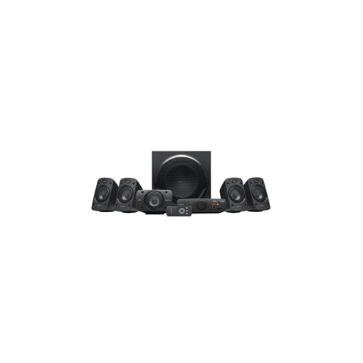 Logitech Z906 5.1 Surround Sound Speaker System, THX, Dolby & DTS Certified, 1000 Watts Peak Power, Multi -Device, Multiple Audio Inputs, UK Plug, P