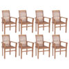 Lombox Stacking Teak Patio Dining Chair