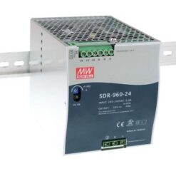 MEAN WELL SDR Switch Mode DIN Rail Power Supply, 180 → 264V ac ac Input, 24V dc dc Output, 40A Output, 960W