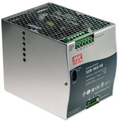 MEAN WELL SDR Switch Mode DIN Rail Power Supply, 180 → 264V ac ac Input, 48V dc dc Output, 20A Output, 960W