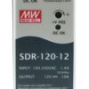 MEAN WELL SDR Switch Mode DIN Rail Power Supply, 88 → 264V ac ac Input, 12V dc dc Output, 10A Output, 120W