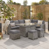 Manzi 8 Seater Dining Set with Cushions