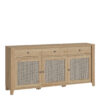 Miltrud 187.8 Cm Wide 3 Drawer Sideboard