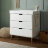 Obaby Maya Changing Unit - White & Acacia