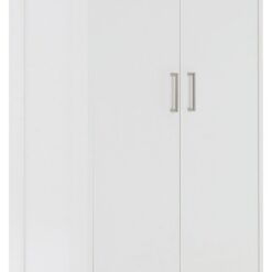 Obaby Nika Double Wardrobe - White