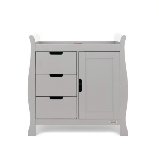 Obaby Stamford Closed Changing Unit - Warm Grey