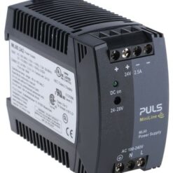 PULS MiniLine MLY Switch Mode DIN Rail Power Supply, 100 → 240V ac ac, dc Input, 24V dc dc Output, 2.5A Output,