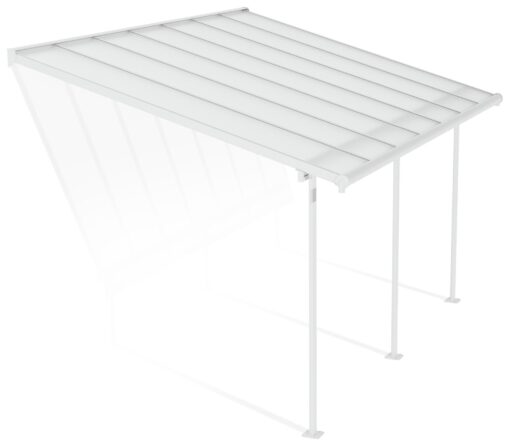 Palram - Canopia Sierra 3 x 4.25m Patio Cover - White Clear