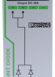 Phoenix Contact DIN Rail Diode Module, for use with DIN Rail Unit, QUINT-DIODE/48DC/2X20/1X40 Series