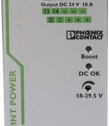 Phoenix Contact QUINT-PS/3AC/24DC/10 Switch Mode DIN Rail Power Supply, 400V ac ac Input, 24V dc dc Output, 10A Output,