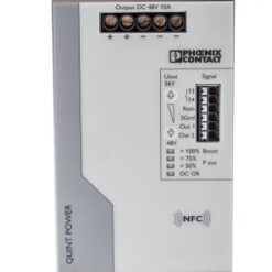 Phoenix Contact QUINT4-PS/1AC/48DC/10 Switch Mode DIN Rail Power Supply, 230V ac ac, dc Input, 48V dc dc Output, 10A