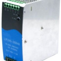 RS PRO DIN Rail Power Supply, 180 - 550V ac ac, dc Input, 48 - 55V dc Output, 5A Output, 240W