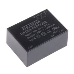 Recom Switching Power Supply, RAC04-05DC/230, 5V dc, 400mA, 4W, Dual Output, 80 → 264V ac Input Voltage