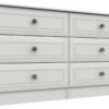 Rendlesham 3 + 3 Drawer Chest - White