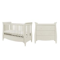 Roma Space Saver Cot Bed 2 piece Nursery Furniture Set