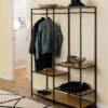 Sea coat stand, black.