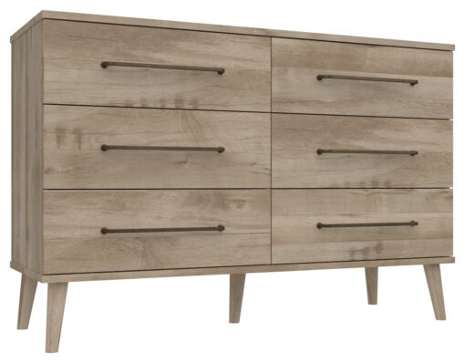 Sherwood 3+3 Drawer Chest - Oak