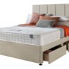 Silentnight Hatfield Double Memory 4 Drawer Divan Bed - Sand