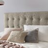 Silentnight Hayez 150 Woven Kingsize Headboard - Sandstone