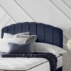 Silentnight Merlin Velvet Kingsize Headboard - Blue