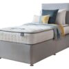 Silentnight Middleton Single Comfort Divan Bed - Grey