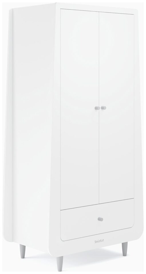 Snuzkot Skandi Nursery Wardrobe- White and Grey