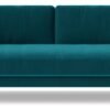 Swoon Munich Velvet 3 Seater Sofa- Kingfisher Blue
