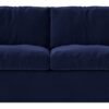 Swoon Seattle Velvet 4 Seater Sofa - Ink Blue
