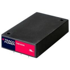 TRACOPOWER Power Supply, THM 60-2412WI, 12V dc, 5A, 60W, Dual Output, 9 → 36V dc Input Voltage