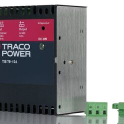 TRACOPOWER TIS Switch Mode DIN Rail Power Supply, 93 → 132 V ac, 187 → 264 V ac ac Input, 24V dc dc