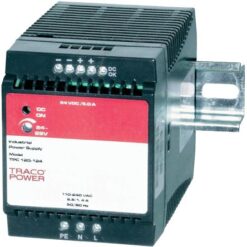 TRACOPOWER TPC DIN Rail Power Supply, 85 → 264 V ac, 90 → 375 V dc ac, dc Input, 24V dc dc Output, 5A