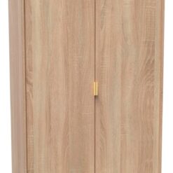 Tivoli 2 Door 2 Drawer Wardrobe - Oak