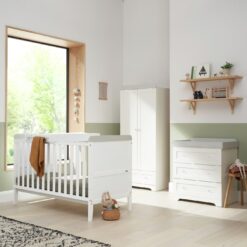 Tutti Bambini Rio 3 Piece Furniture Set - White & Grey