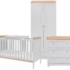 Tutti Bambini Rio 3 Piece Nursery Furniture - Dove Grey