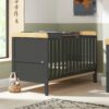 Tutti Bambini Rio Cot Bed, Top Changer & Mattress -Slate Oak