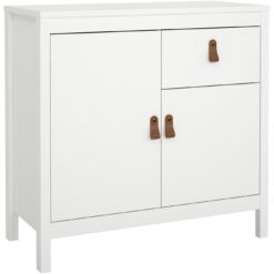 Tvilum Madrid 2 Door 1 Drawer Sideboard - White