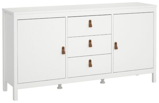 Tvilum Madrid 2 Door 3 Drawer Sideboard - White