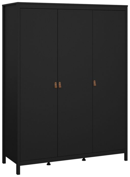 Tvilum Madrid 3 Door Wardrobe - Black