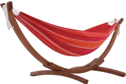 Vivere Mimosa Hammock with Wooden Stand