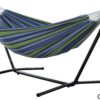 Vivere Oasis Double Hammock with Metal Stand